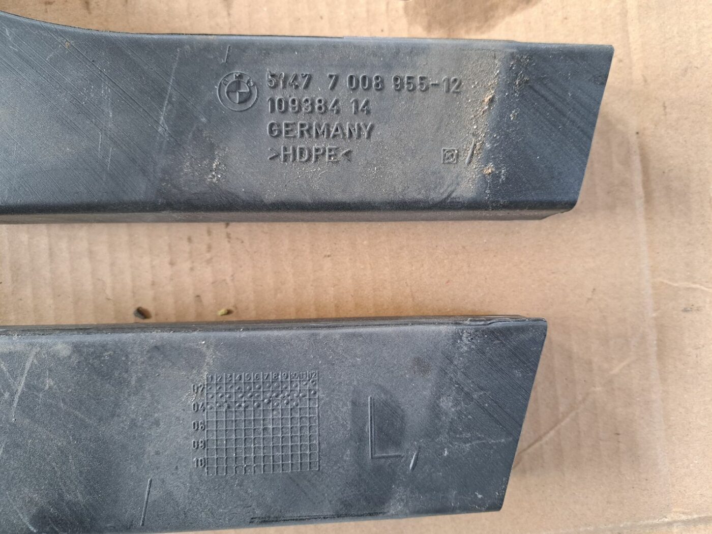 Salona gaisa vads priekš BMW 525 E60 2004 BLACK