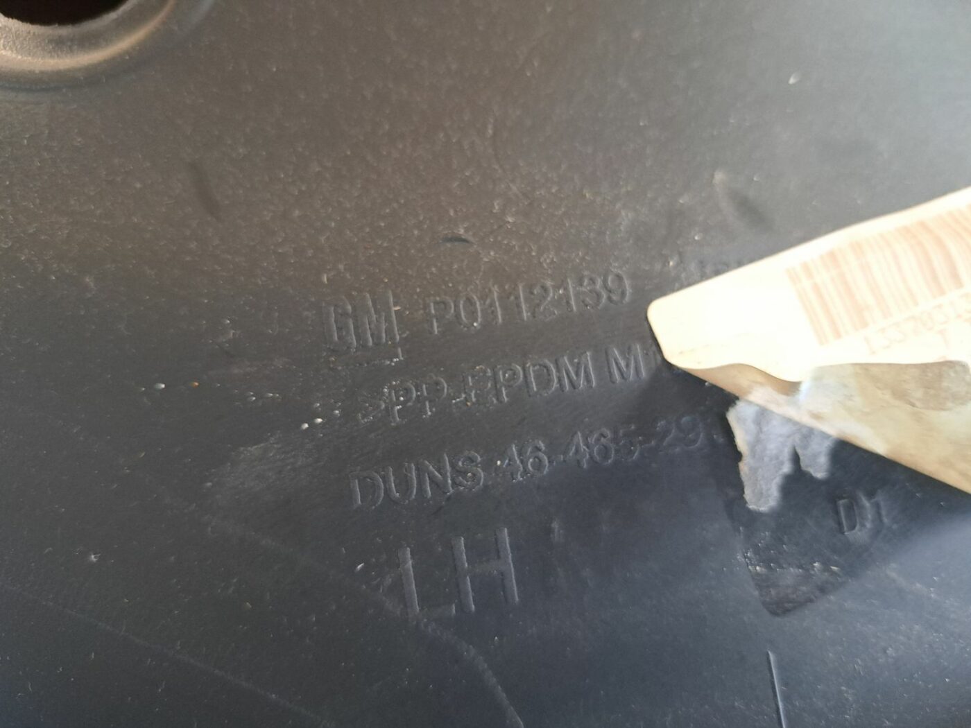 Aizmugurējo kreiso durvju apdare priekš OPEL CORSA 2007