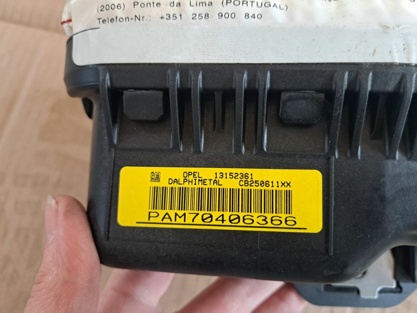 Mērinstrumentu paneļa drošības spilvens priekš OPEL CORSA 2007 4 Mērinstrumentu paneļa drošības spilvens priekš OPEL CORSA 2007