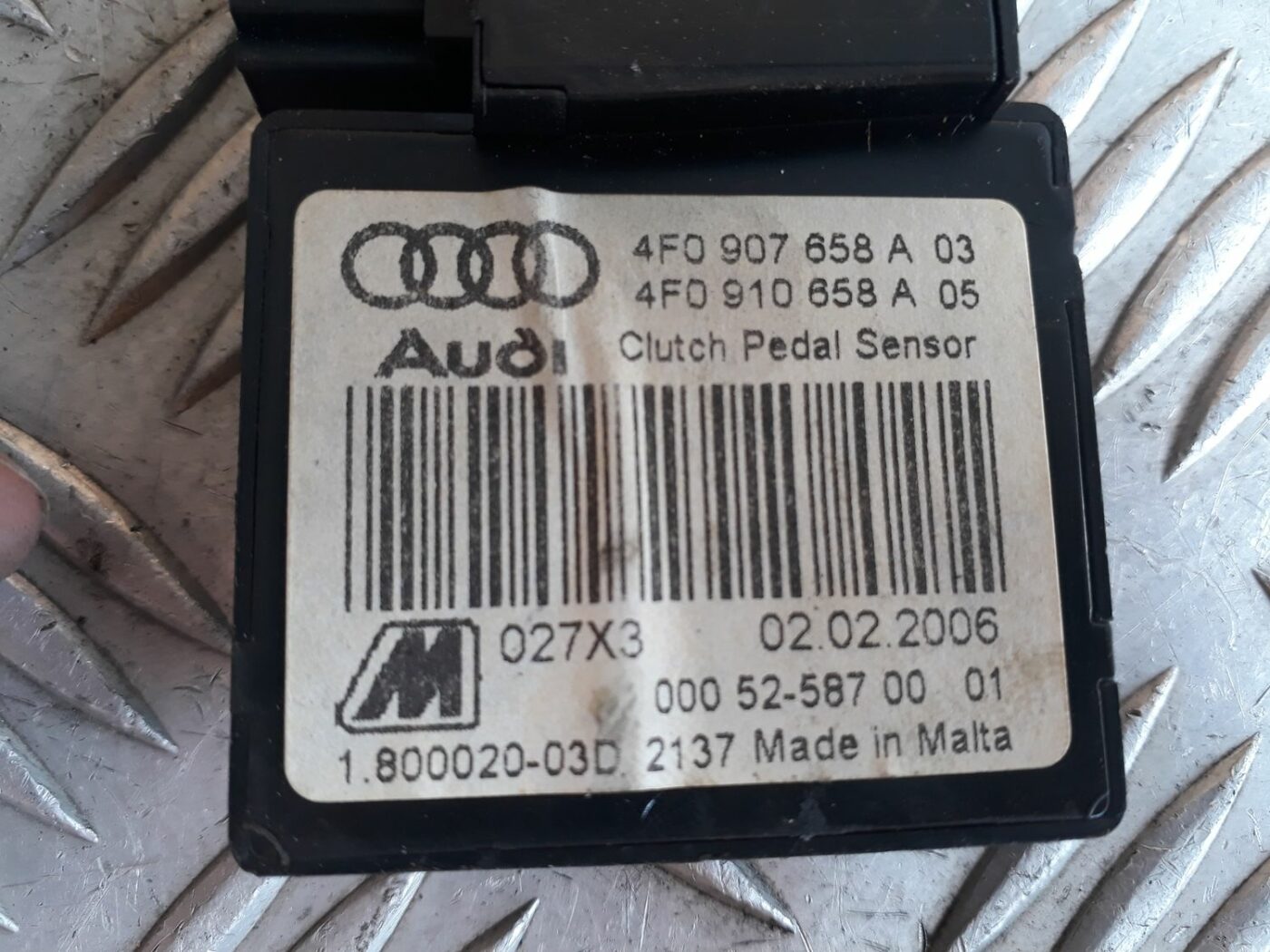 Sajūga pedāļa pozīcijas devējs priekš AUDI A6 AVANT 2006