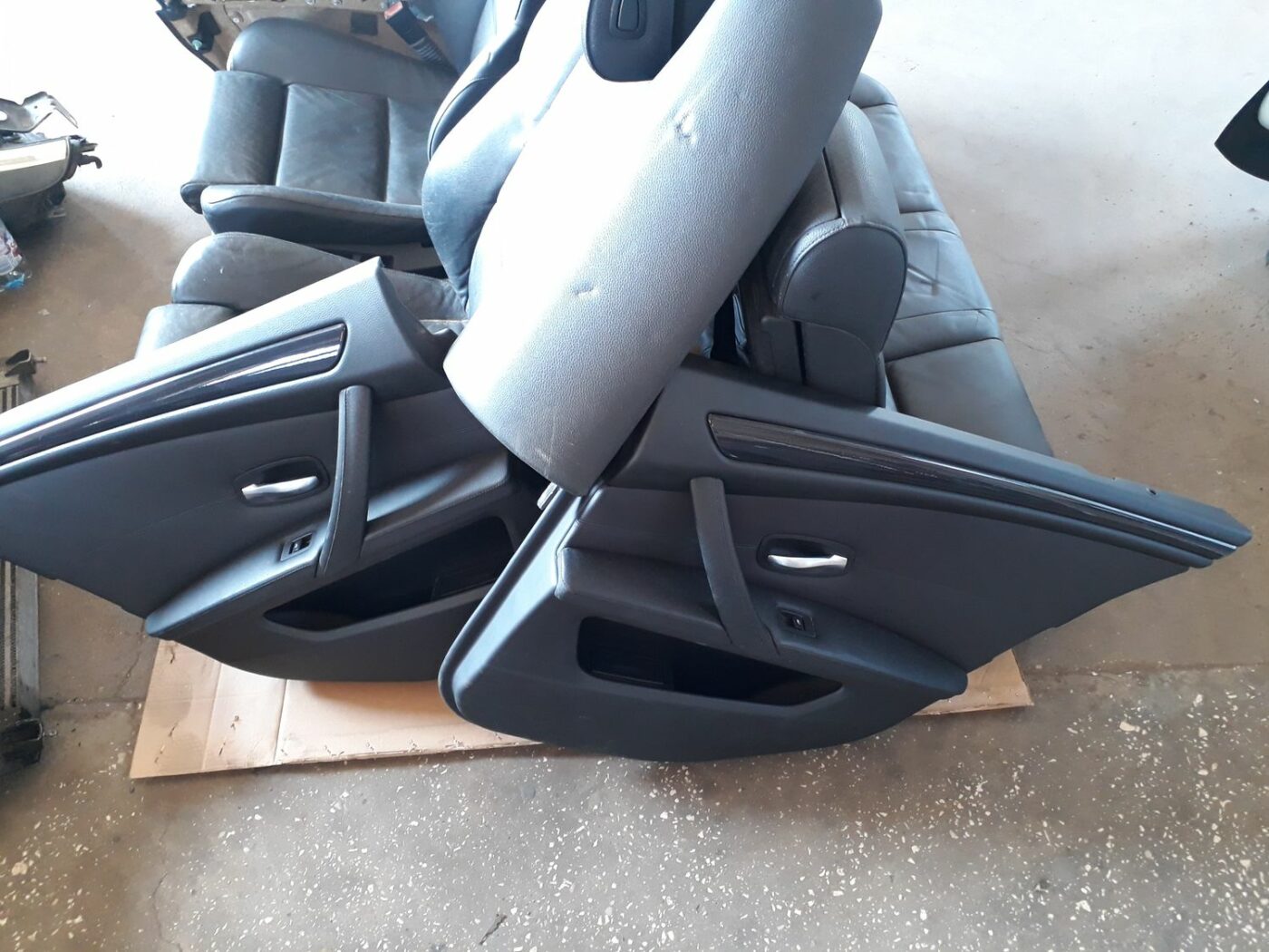 Sēdekļu komplekts priekš BMW 530D E61 2006 TOURING BLUE 27 Sēdekļu komplekts priekš BMW 530D E61 2006 TOURING BLUE