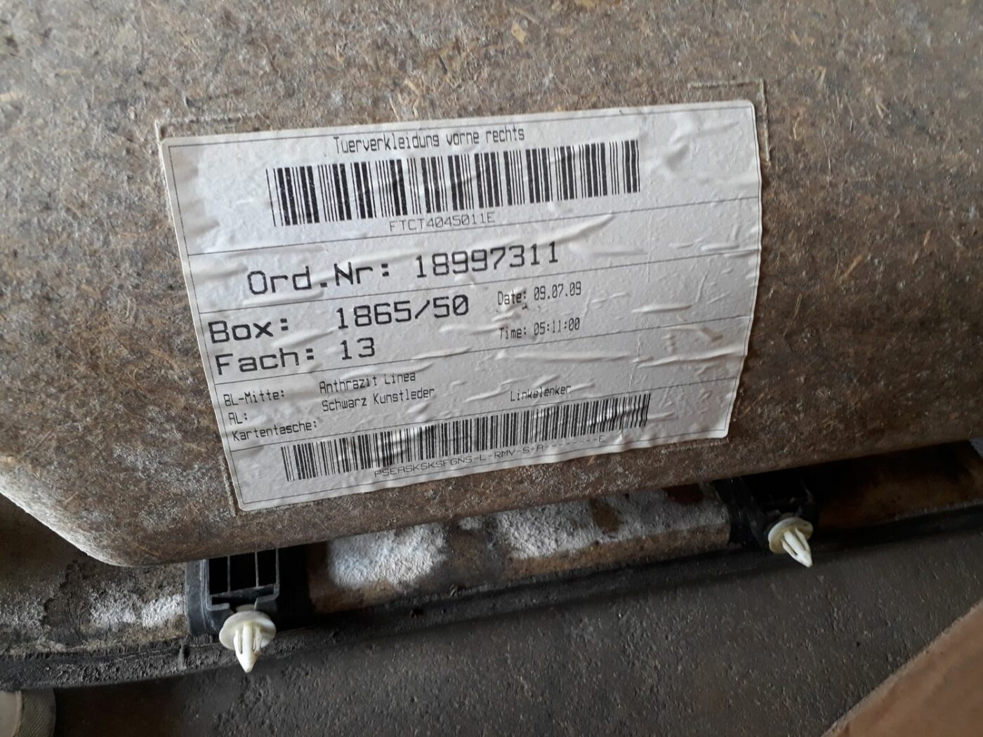 Sēdekļu komplekts priekš BMW 530D E61 2006 TOURING BLUE 10 Sēdekļu komplekts priekš BMW 530D E61 2006 TOURING BLUE