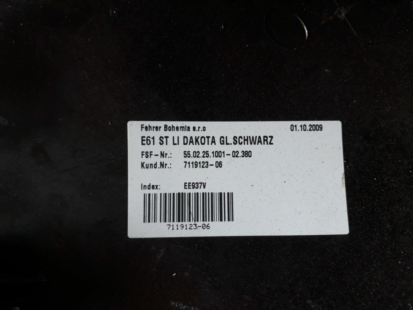 Sēdekļu komplekts priekš BMW 530D E61 2006 TOURING BLUE 8 Sēdekļu komplekts priekš BMW 530D E61 2006 TOURING BLUE