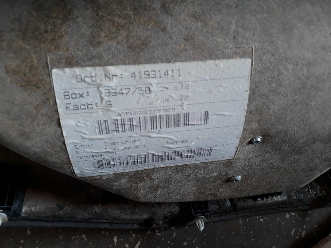 Sēdekļu komplekts priekš BMW 530D E61 2006 TOURING BLUE 6 Sēdekļu komplekts priekš BMW 530D E61 2006 TOURING BLUE