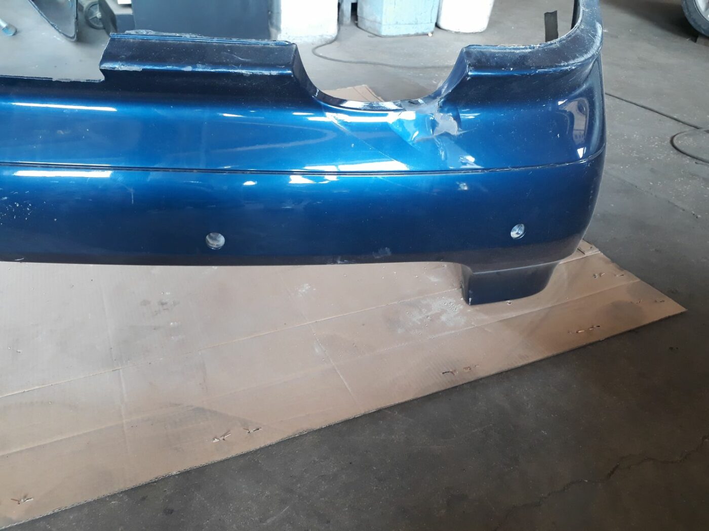 Aizmugures buferis priekš BMW 530D E61 2006 TOURING BLUE 2 Aizmugures buferis priekš BMW 530D E61 2006 TOURING BLUE