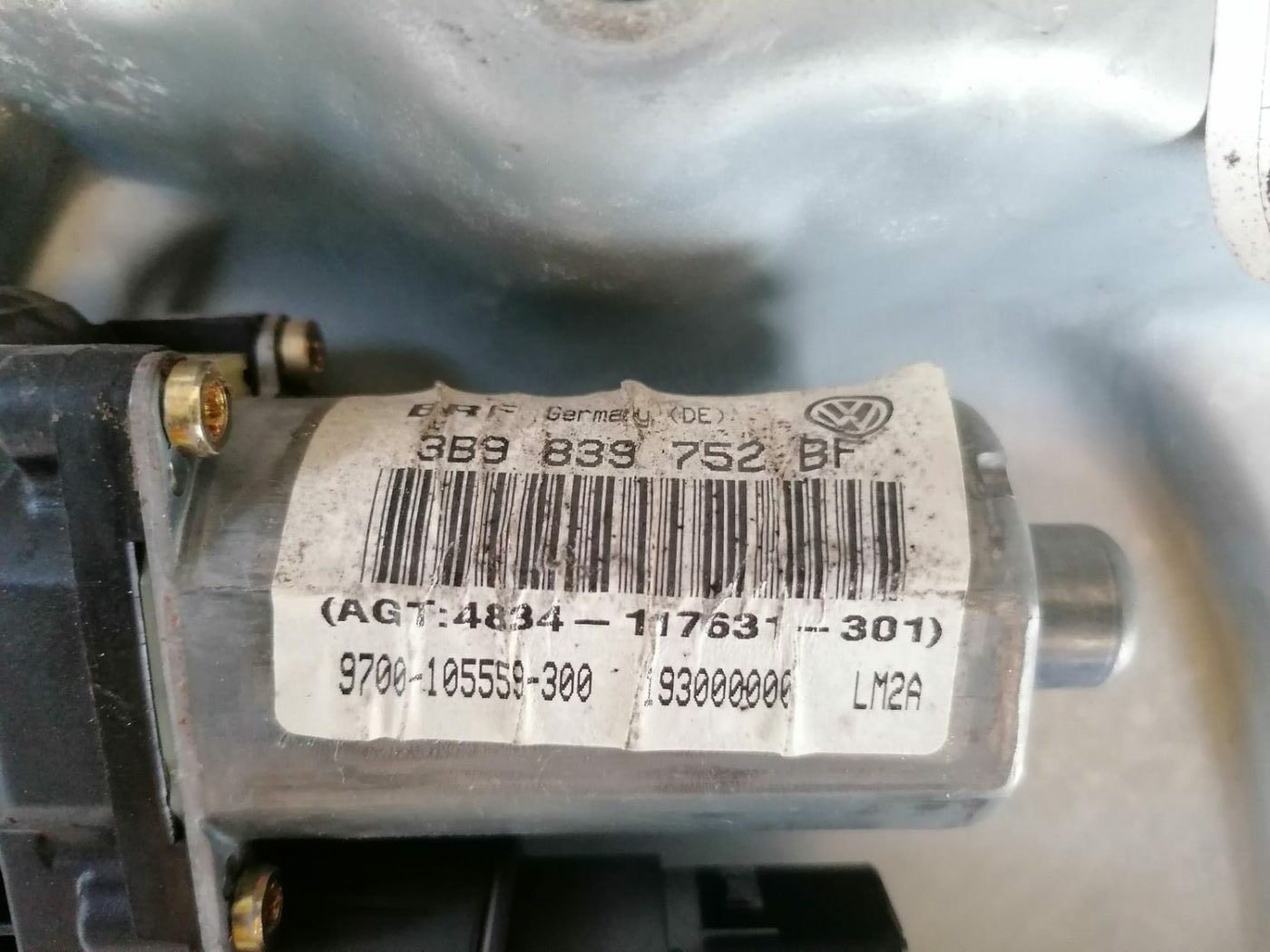 Stikla pacelšanas mehānisma panele priekš VW PASSAT 2003 UNIVERSAL BLUE