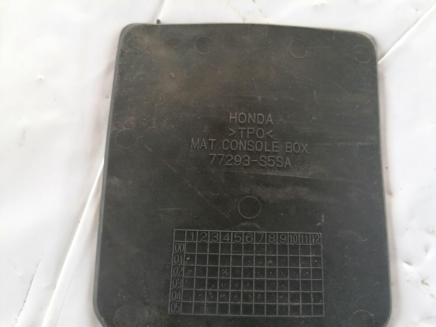 Mantu glabāšanas nodalījuma paklājs priekš HONDA CIVIC 2004 3 Mantu glabāšanas nodalījuma paklājs priekš HONDA CIVIC 2004