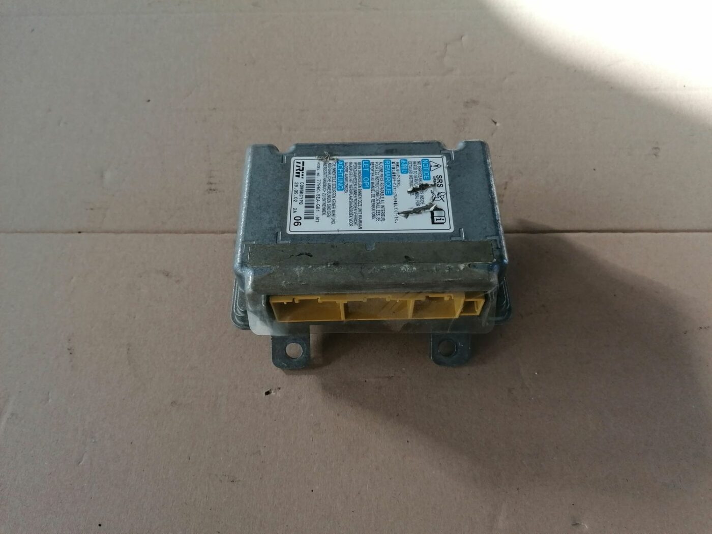 Drošības spilvena vadības bloks priekš HONDA ACCORD 2003 SILVER