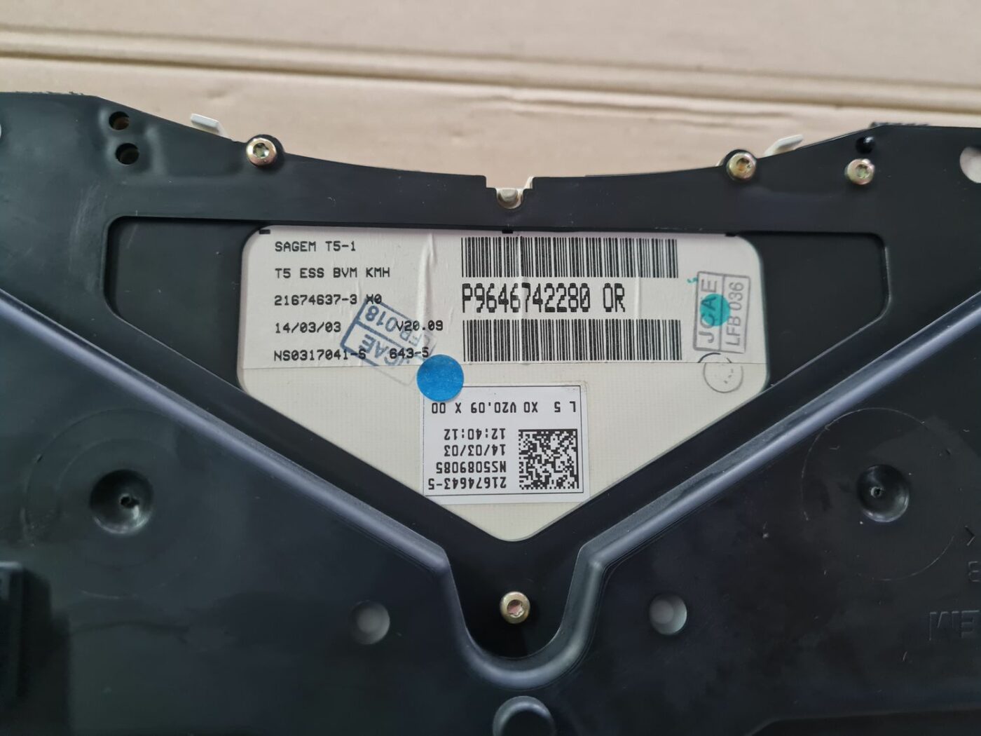 Spidometrs priekš PEUGEOT 307 2003