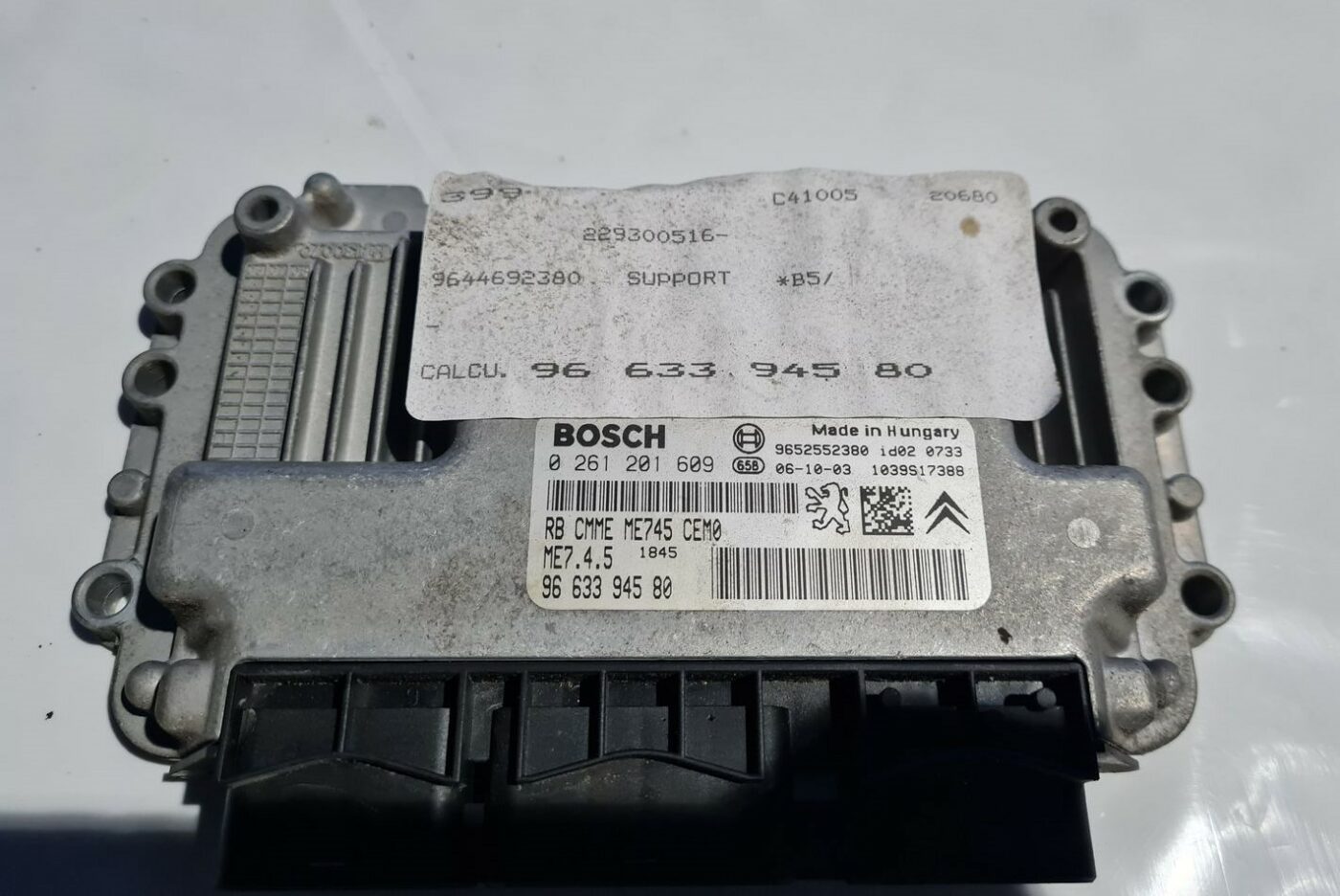 Dzinēja vadības bloks priekš CITROEN C4 2006-2 2 Dzinēja vadības bloks priekš CITROEN C4 2006-2