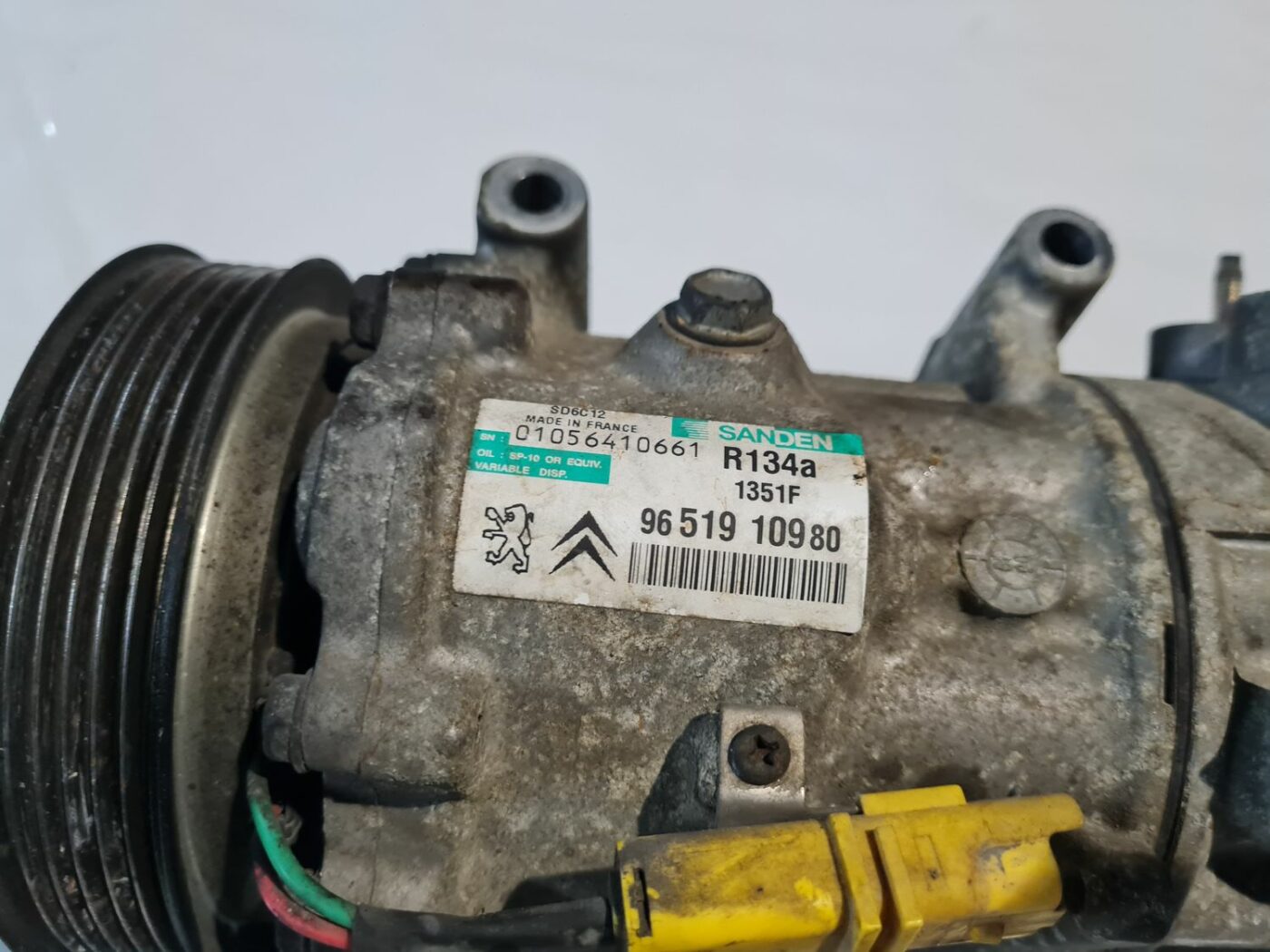 Gaisa kondicioniera kompresors priekš CITROEN C4 2006-2 2 Gaisa kondicioniera kompresors priekš CITROEN C4 2006-2