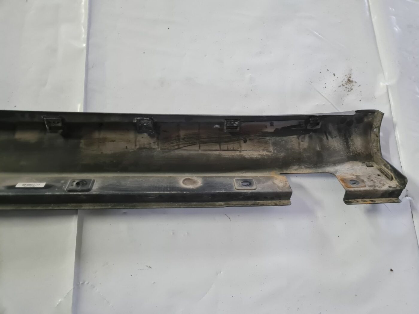 Ārēja sliekšņa laba uzlika priekš MERCEDES BENZ ML320 2006 SILVER 4 Ārēja sliekšņa laba uzlika priekš MERCEDES BENZ ML320 2006 SILVER