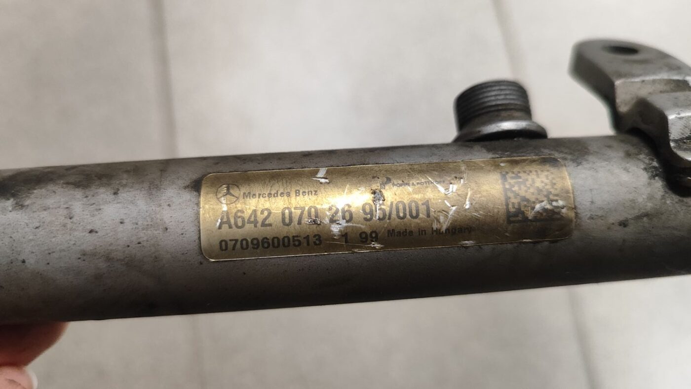 Degvielas sadales caurule priekš MERCEDES BENZ ML320 2006 SILVER