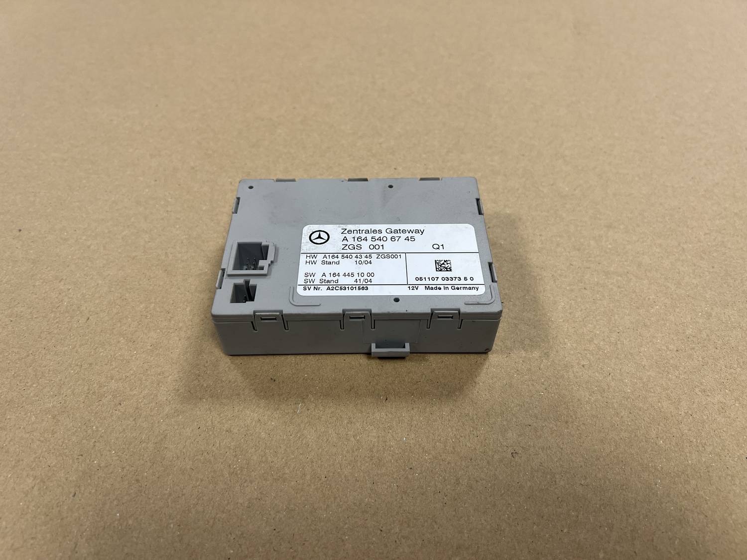 GATEWAY vadības bloks priekš MERCEDES BENZ ML320 2006 SILVER