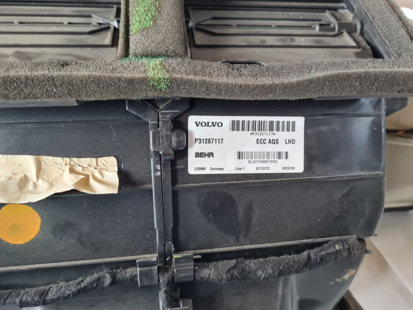 Salona sildītājs priekš VOLVO S60 2008