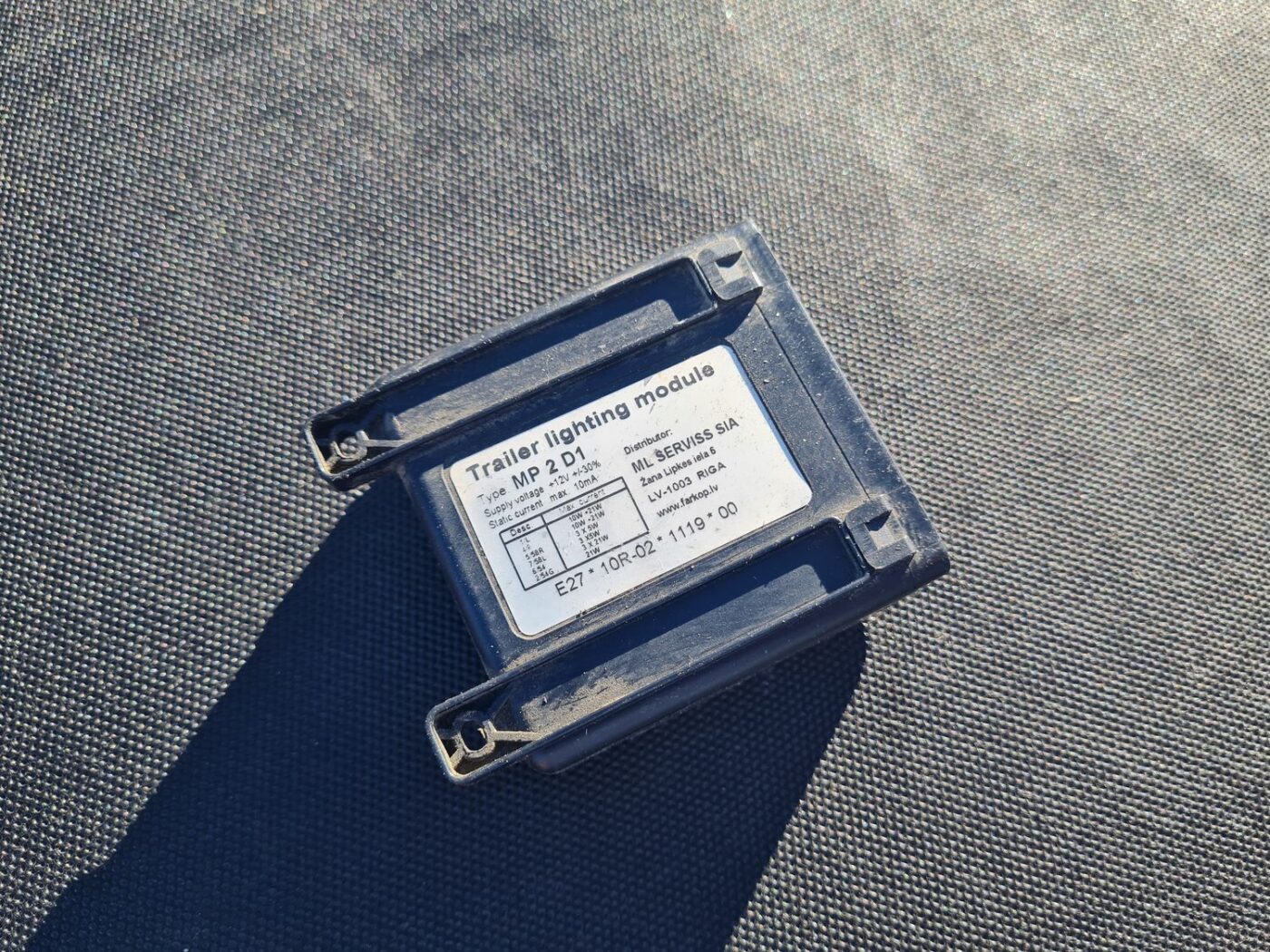 Piekabes āķa vadības bloks priekš BMW 525 E60 2006 BLACK 2 Piekabes āķa vadības bloks priekš BMW 525 E60 2006 BLACK