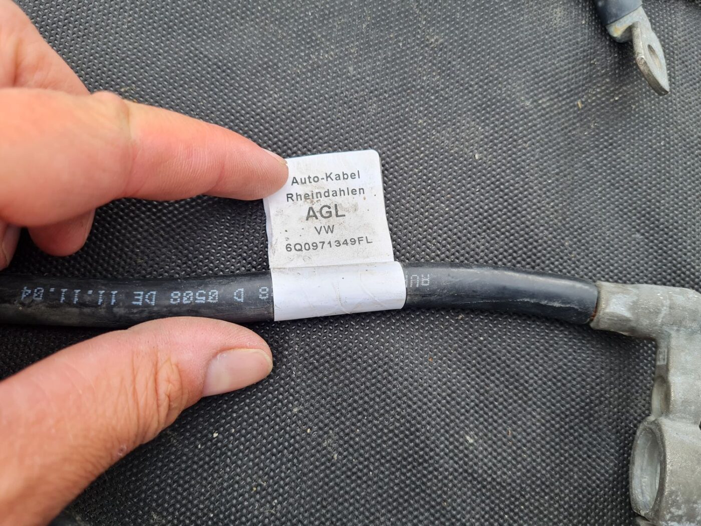 Startera un ģeneratora vads priekš VW POLO 2005 3 Startera un ģeneratora vads priekš VW POLO 2005