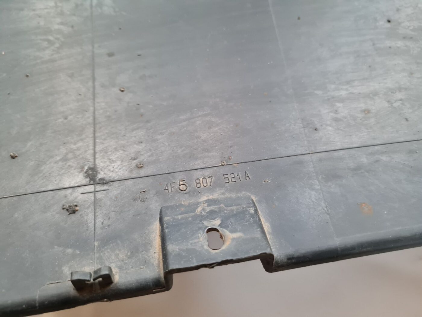 Aizmugurēja bufera spoileris (lūpa) priekš AUDI A6 2008