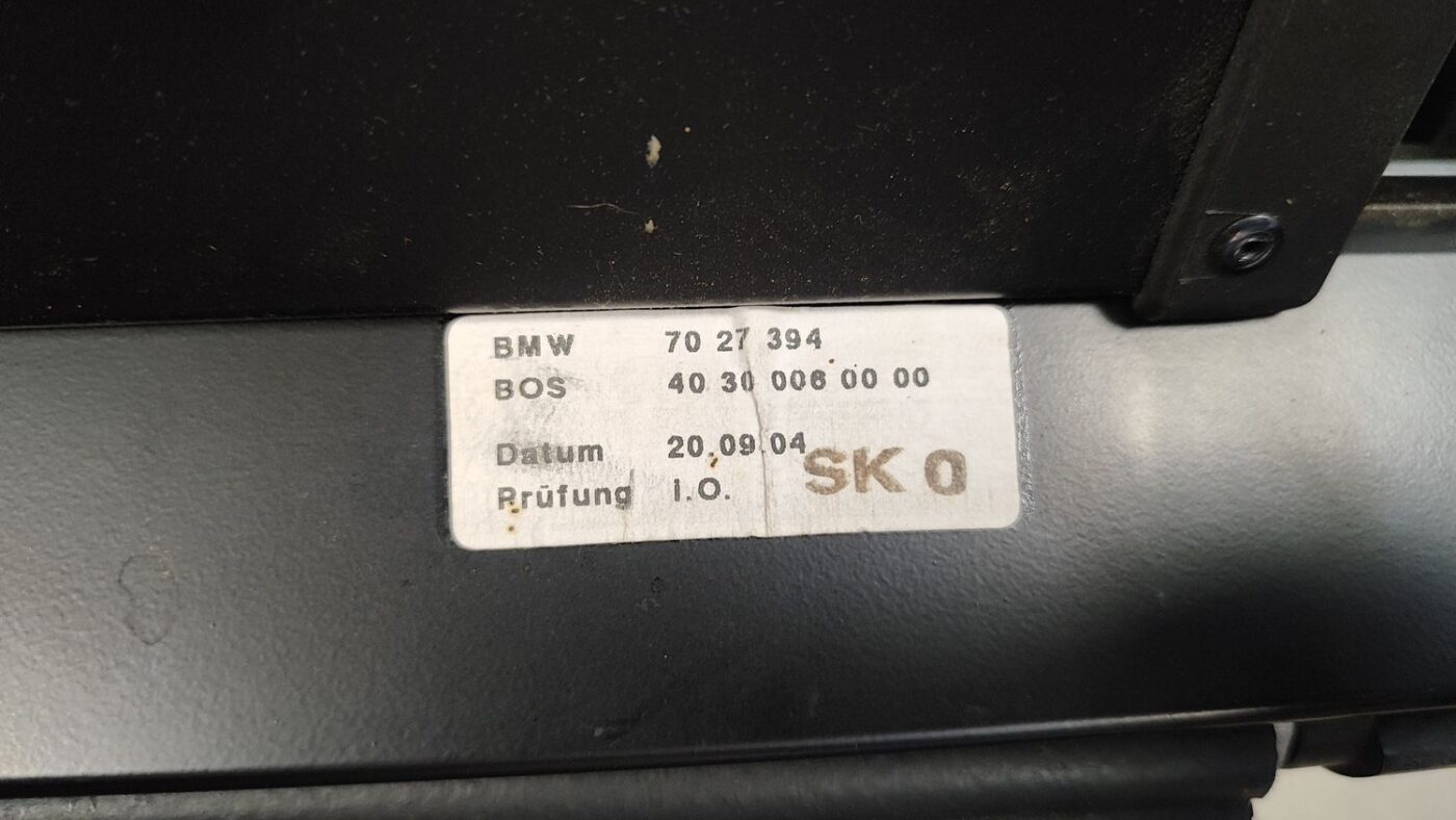 Bagāžnieka žalūzija priekš BMW 320D E46 2004 TOURING 6 Bagāžnieka žalūzija priekš BMW 320D E46 2004 TOURING