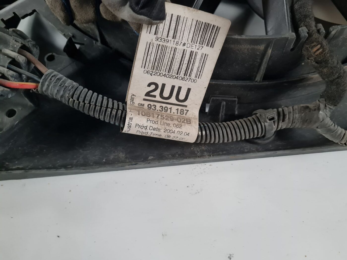 Dzesēšanas radiatora ventilators priekš OPEL MERIVA 2004