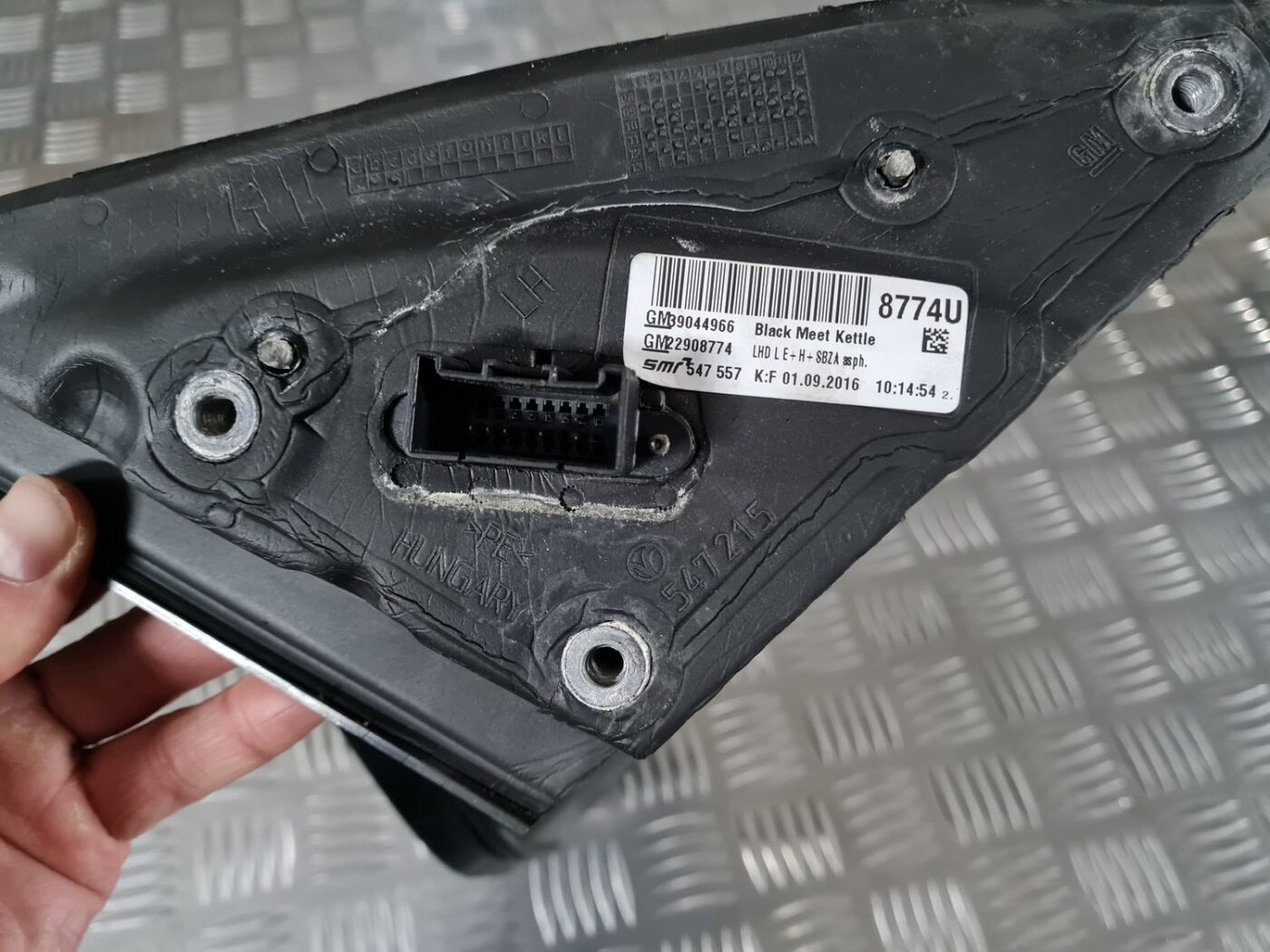 Ārējais spogulis, pa kreisi priekš OPEL INSIGNIA 2016 3 Ārējais spogulis, pa kreisi priekš OPEL INSIGNIA 2016