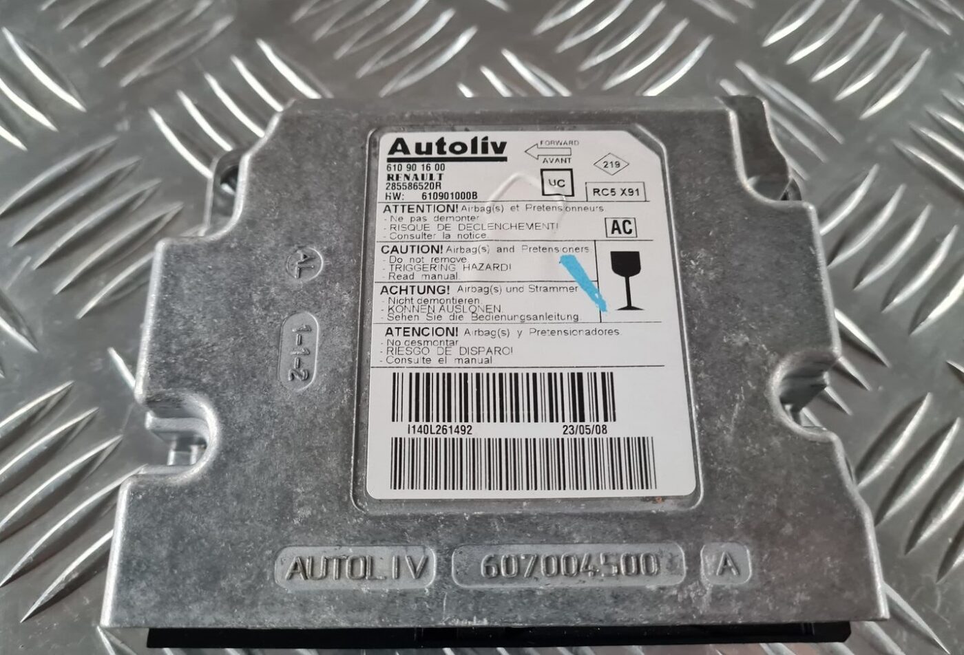 Drošības spilvena vadības bloks priekš RENAULT LAGUNA 2008