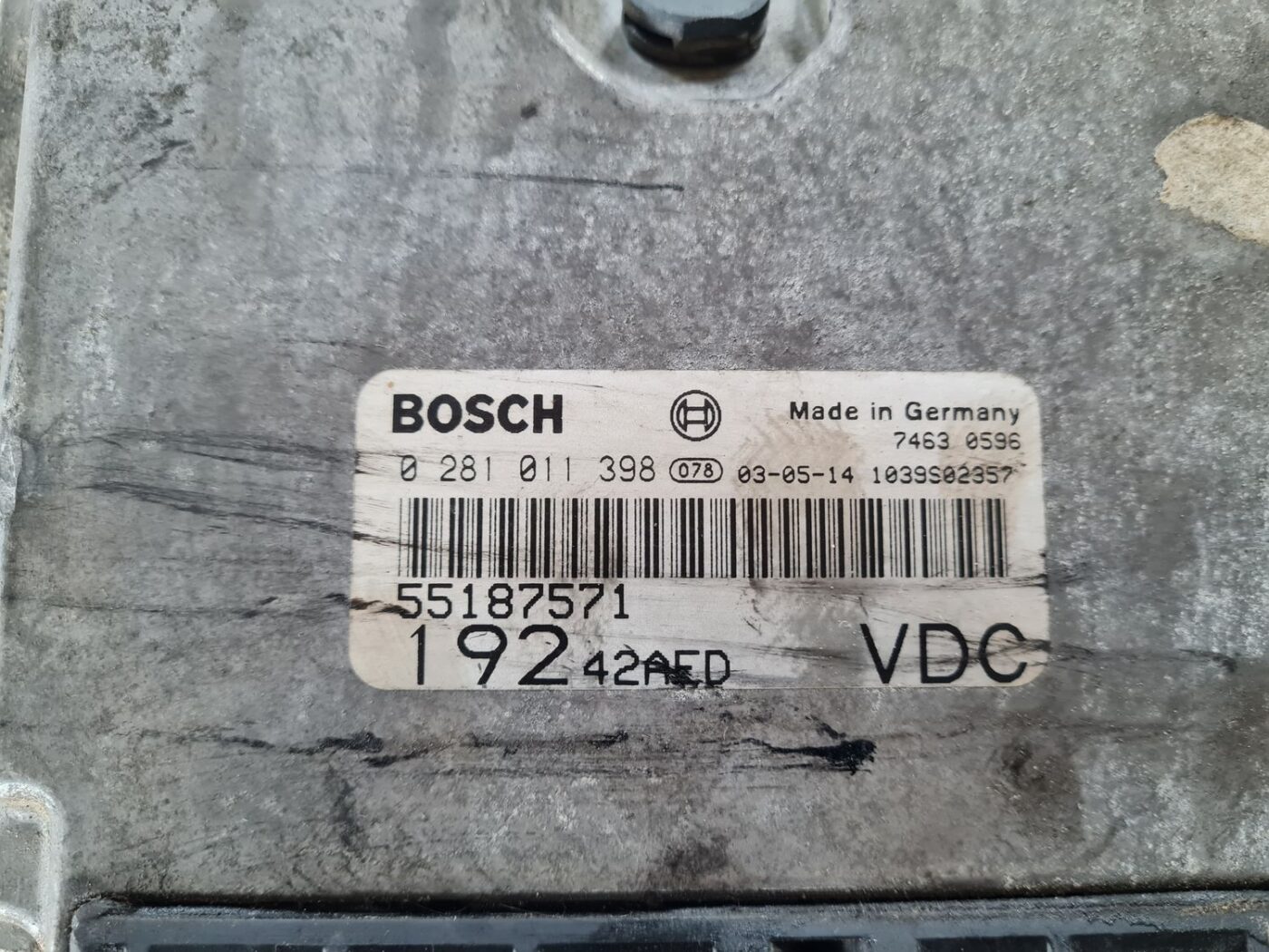 Dzinēja vadības bloks priekš FIAT STILO 2003