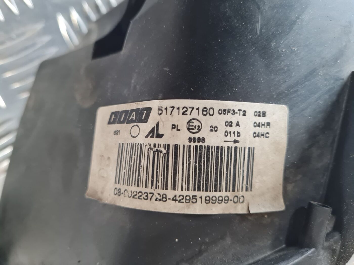 Priekšējais kreisais lukturis priekš FIAT STILO 2003 10 Priekšējais kreisais lukturis priekš FIAT STILO 2003