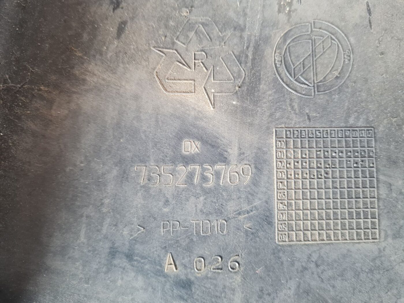 Vidējas salona statnes apdare priekš FIAT STILO 2003 3 Vidējas salona statnes apdare priekš FIAT STILO 2003