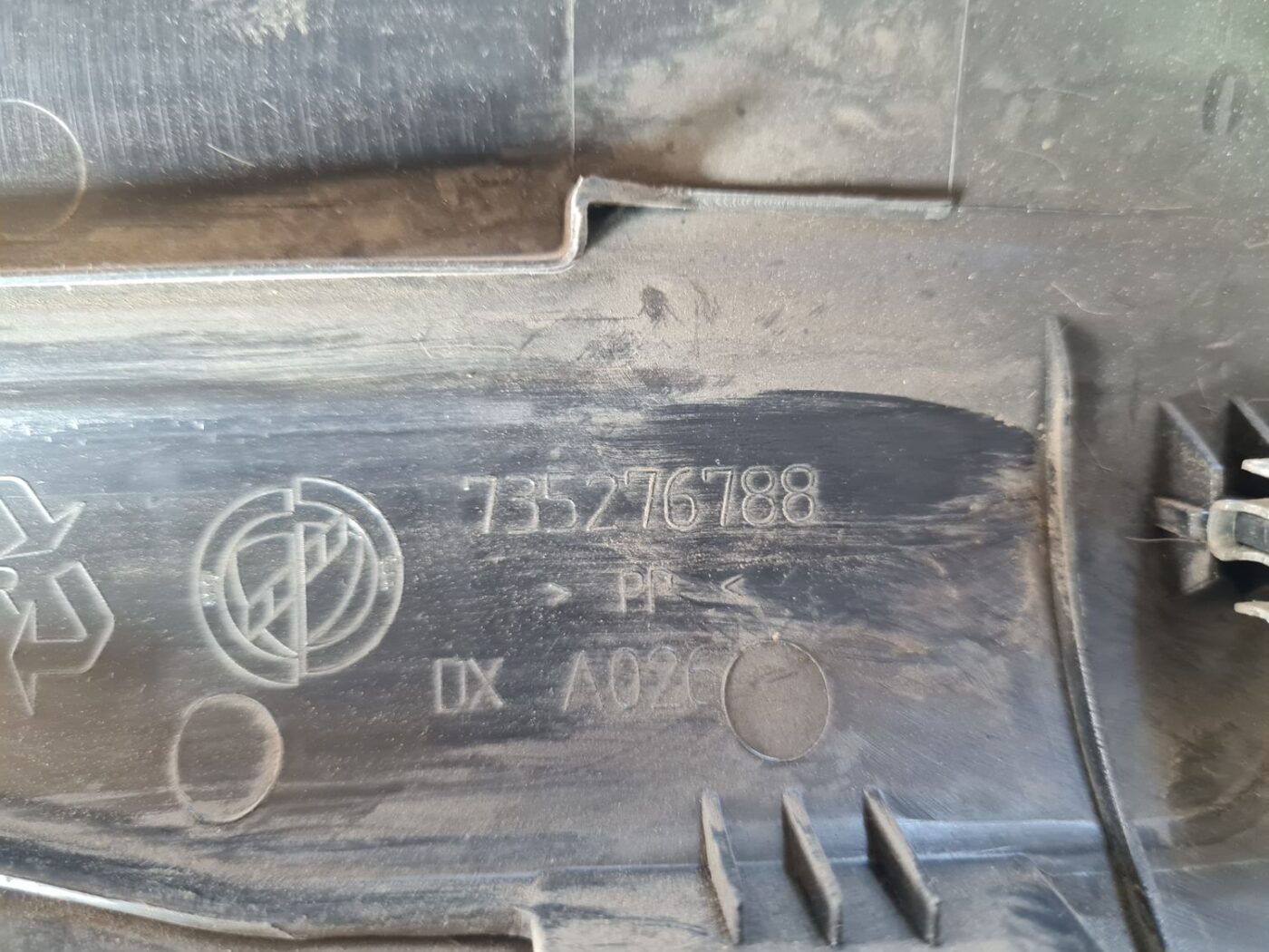 Sliekšņa aizmugurēja kreisa uzlika (salonā) priekš FIAT STILO 2003