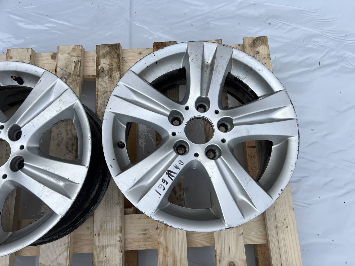 Lietie diski - vieglmetāla (kpl) priekš BMW 1 E87 2009 WHITE