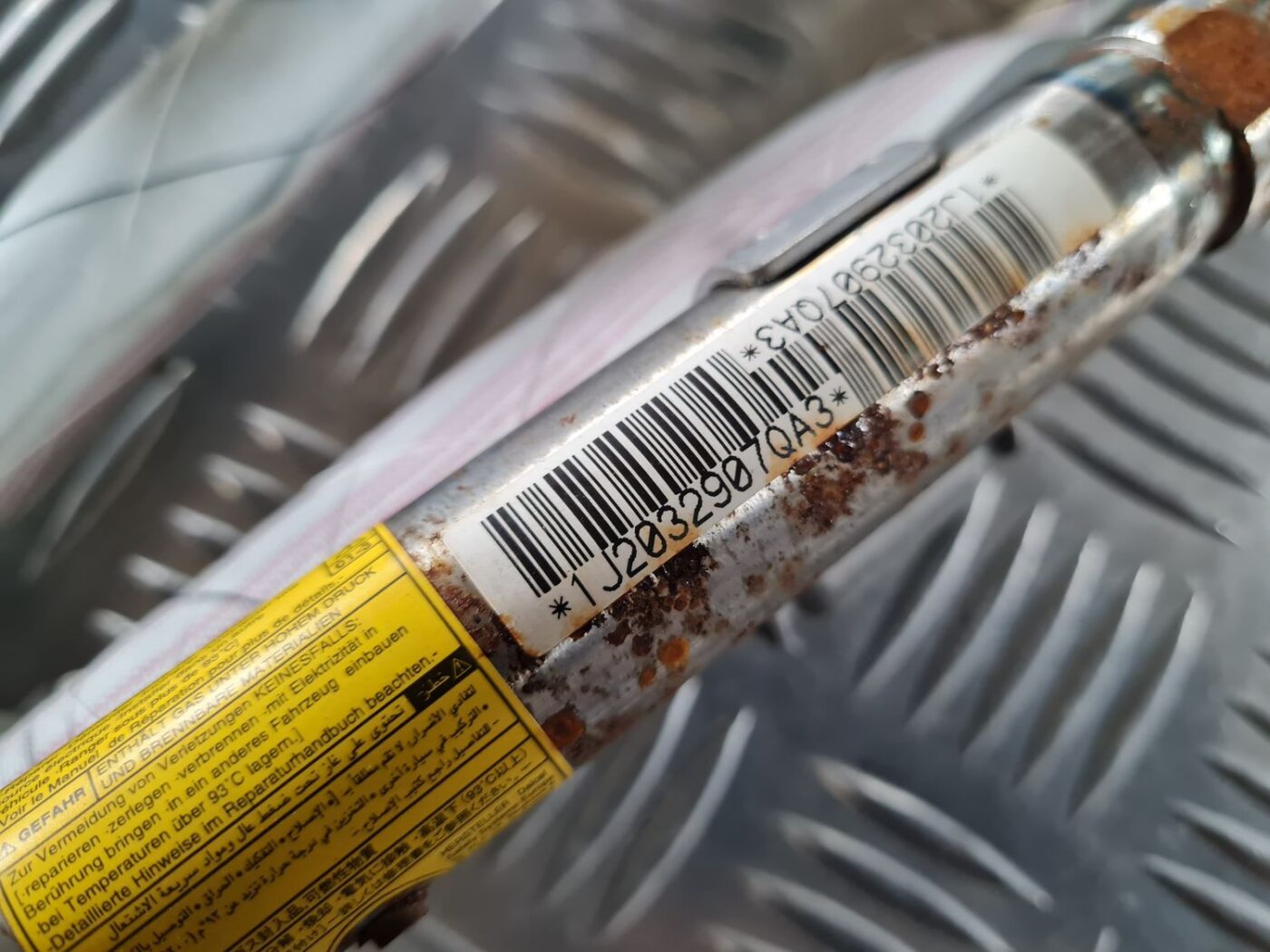 Griestu drošības spilvens, pa kreisi priekš TOYOTA AURIS 2007 5 Griestu drošības spilvens, pa kreisi priekš TOYOTA AURIS 2007