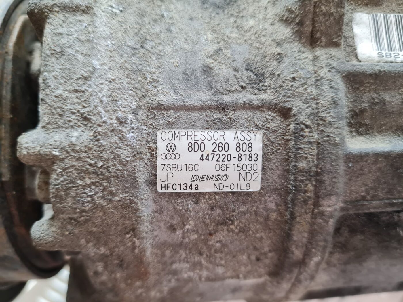 Gaisa kondicioniera kompresors priekš VW PASSAT 2004 UNIVERSAL GREY