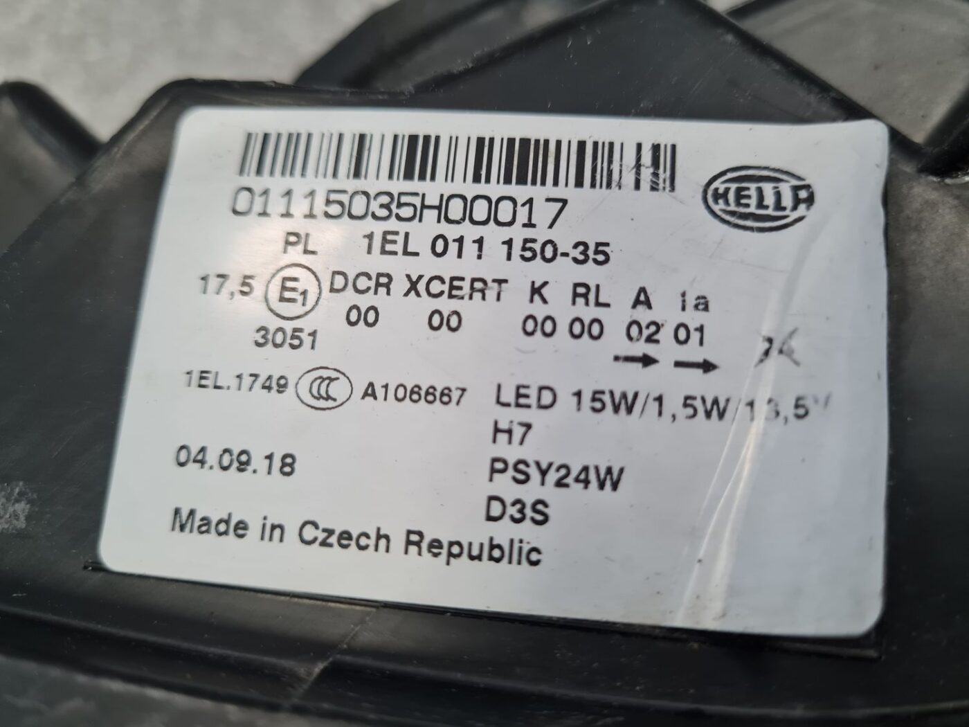 Priekšējais kreisais lukturis priekš AUDI A6 2012-2017 15 Priekšējais kreisais lukturis priekš AUDI A6 2012-2017