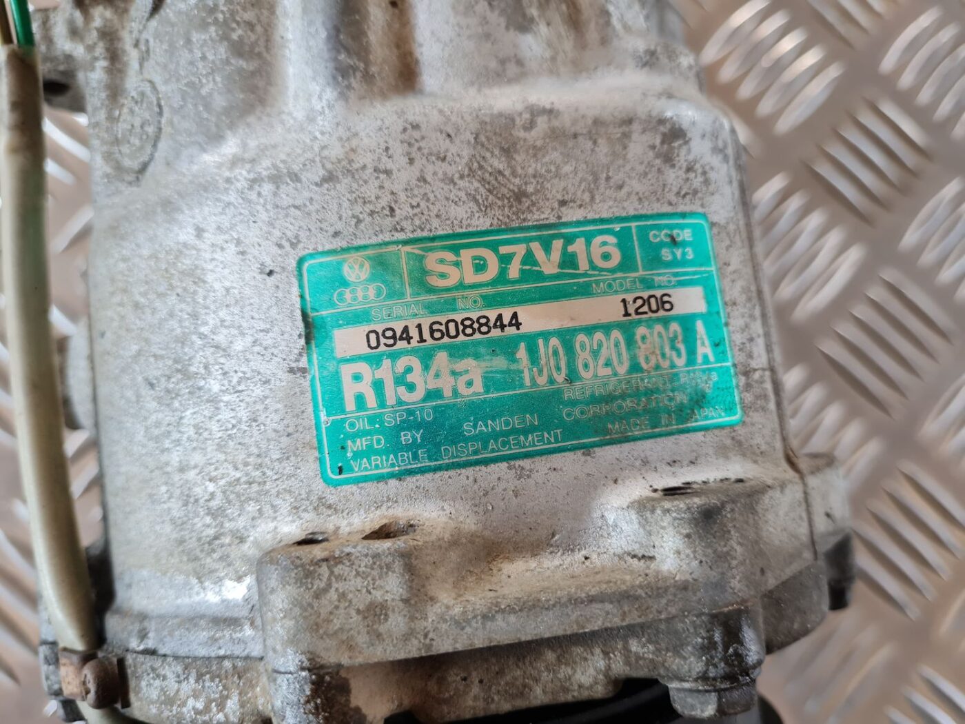 Gaisa kondicioniera kompresors priekš VW GOLF IV 1999 5 Gaisa kondicioniera kompresors priekš VW GOLF IV 1999