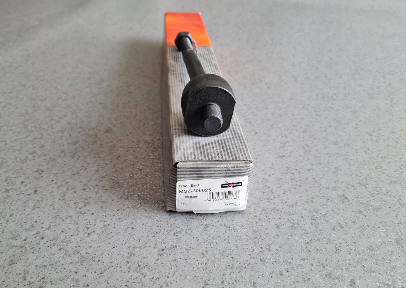 Stūres mehānisma stienis priekš