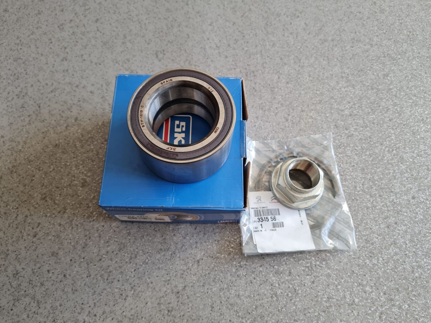 Riteņa rumbas gultnis priekš