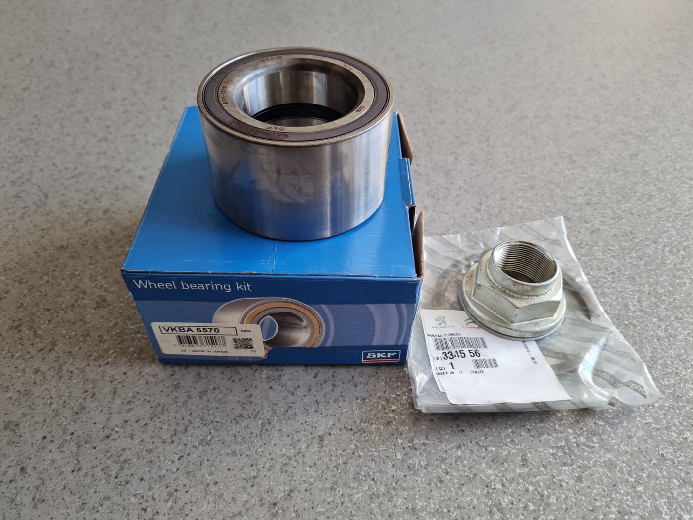 Riteņa rumbas gultnis priekš