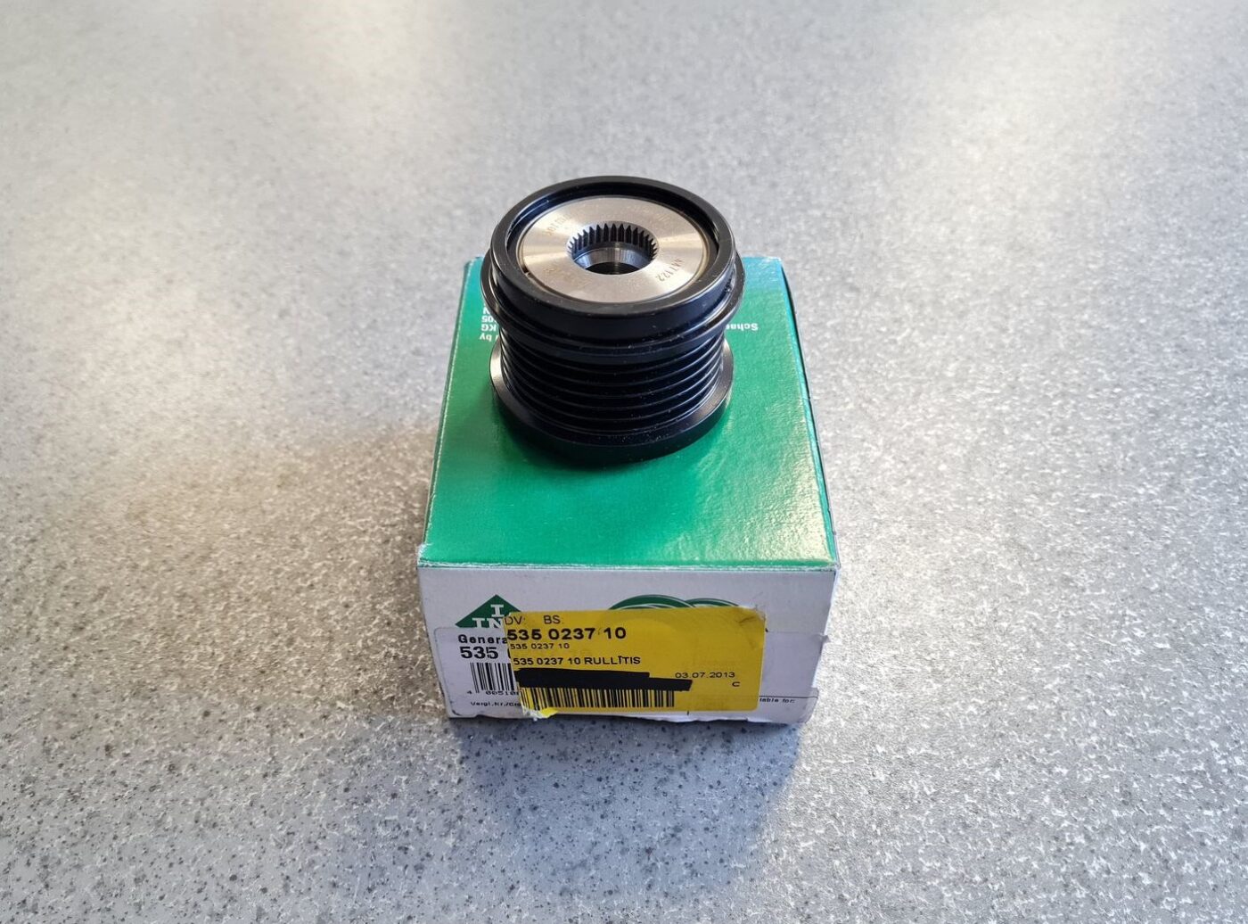 Ģeneratora skriemelis priekš 1 Ģeneratora skriemelis priekš