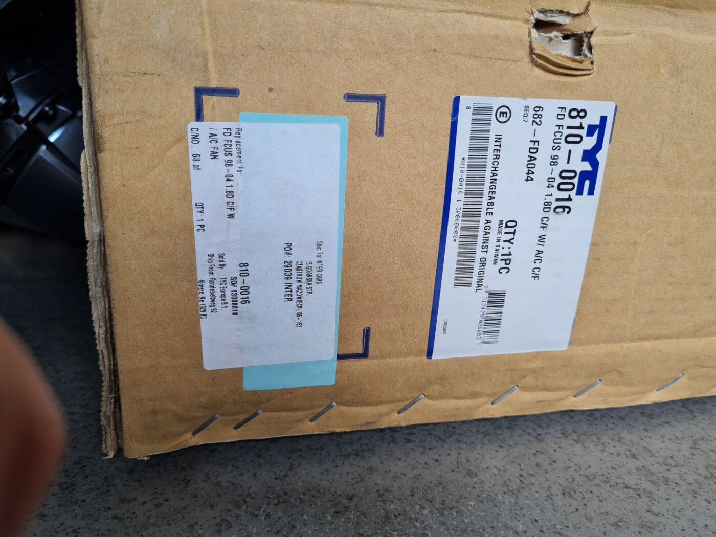 Dzesēšanas radiatora ventilators priekš