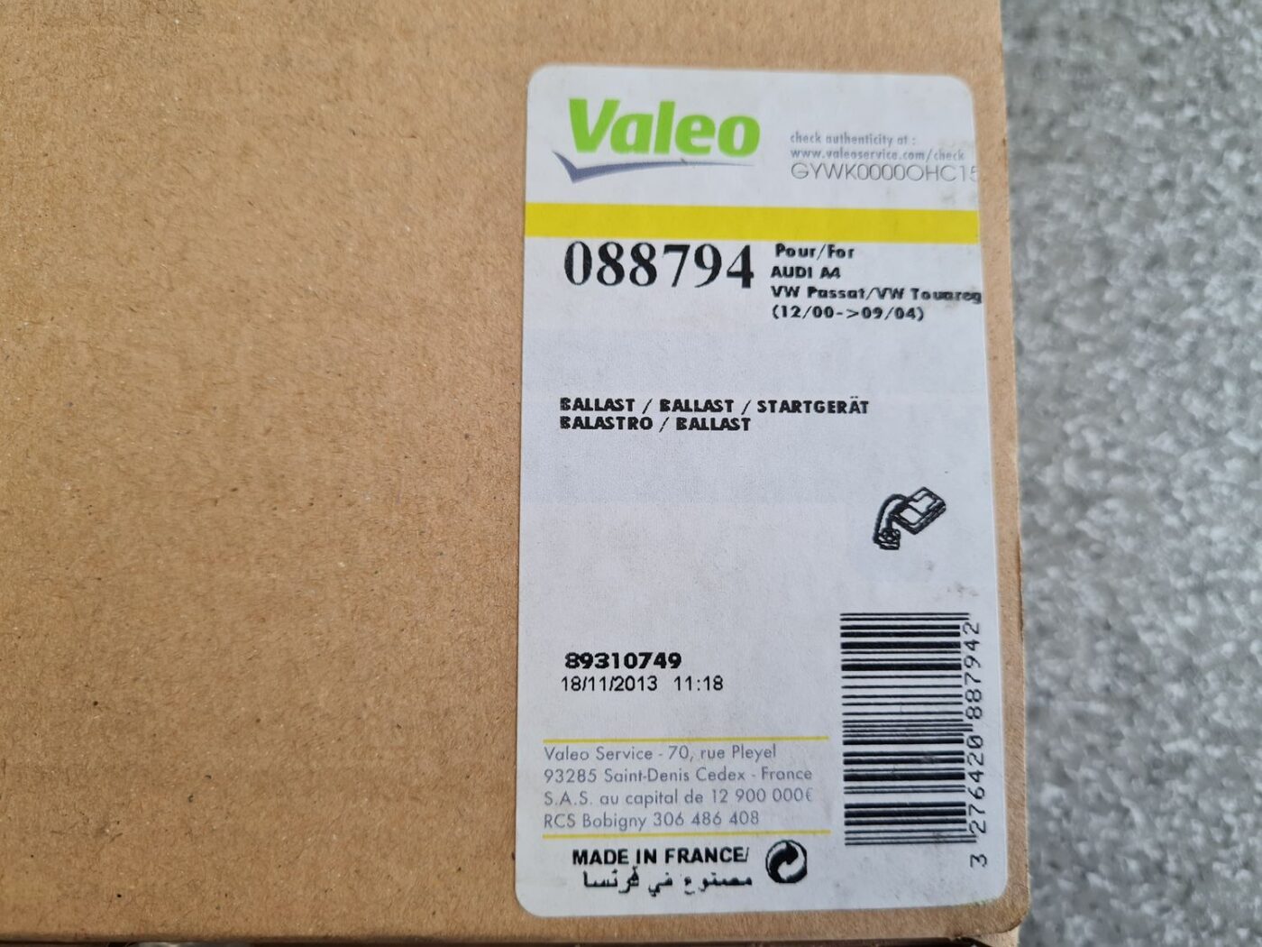 Ksenona vadības bloks priekš