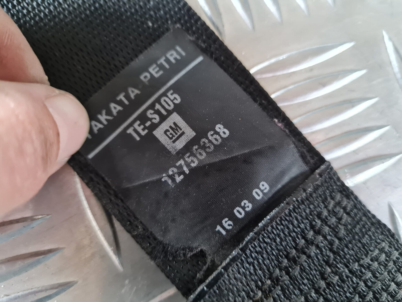 Priekšējā kreisā drošības josta priekš SAAB 9-3 2009