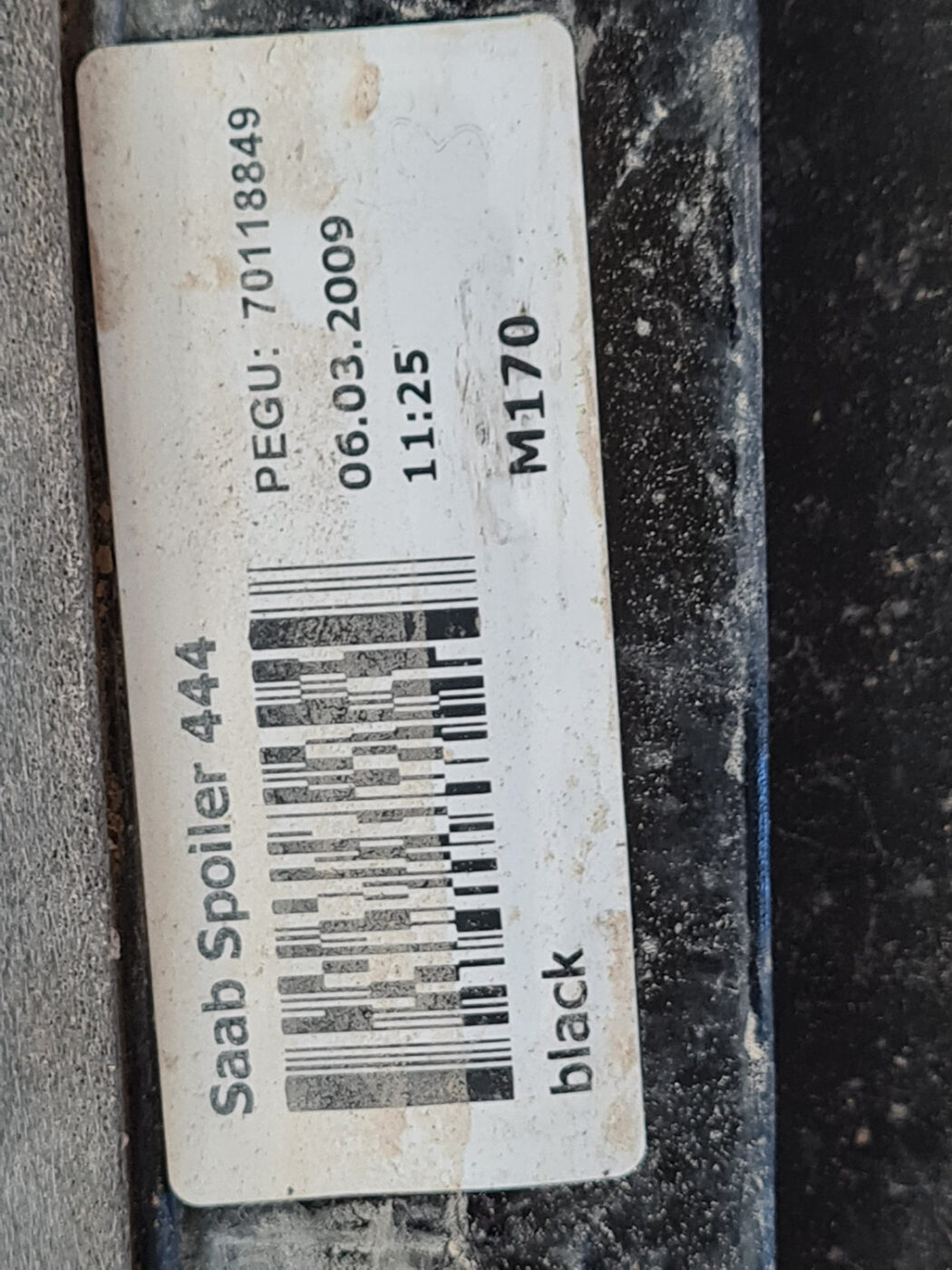 Bagāžnieka vāka spoileris priekš SAAB 9-3 2009 3 Bagāžnieka vāka spoileris priekš SAAB 9-3 2009