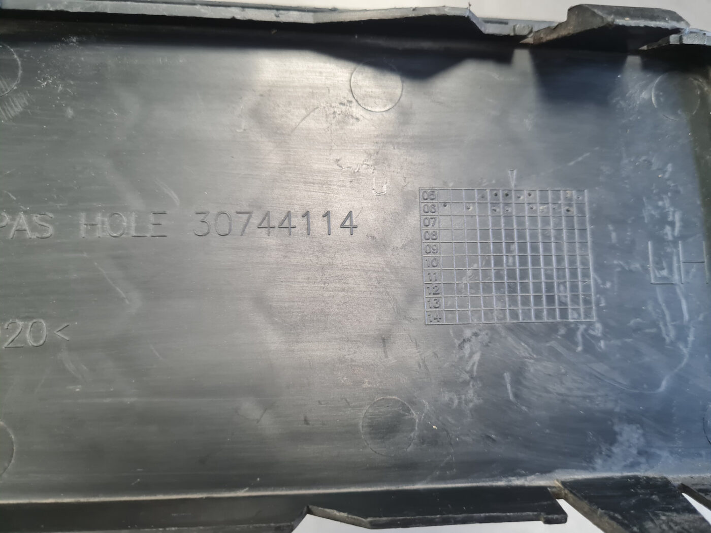 Miglas luktura reste, pa kreisi priekš VOLVO S80 2007 GREY