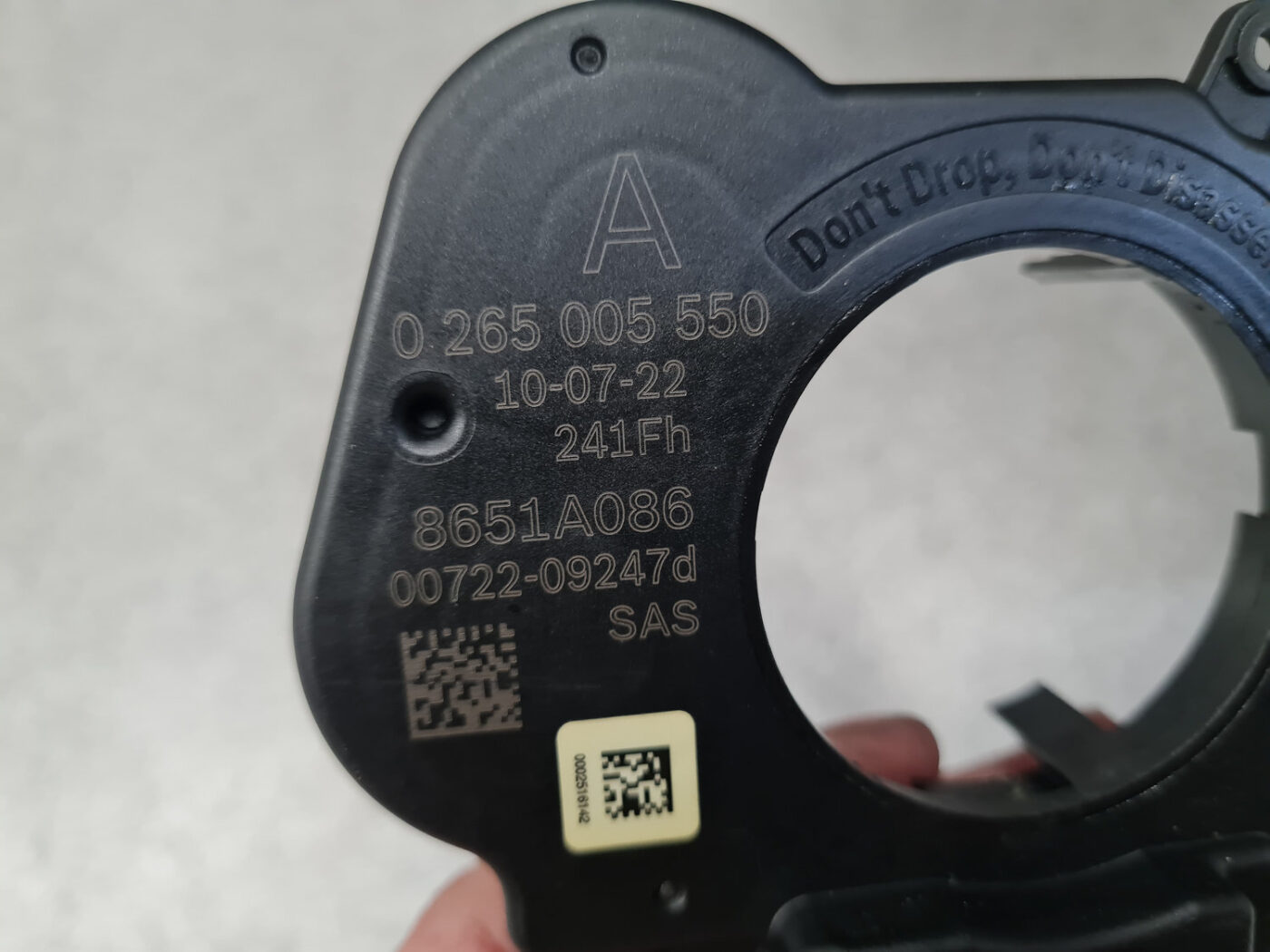 Drošības spilvena slīdgredzens priekš CITROEN C-CROSSER 2009