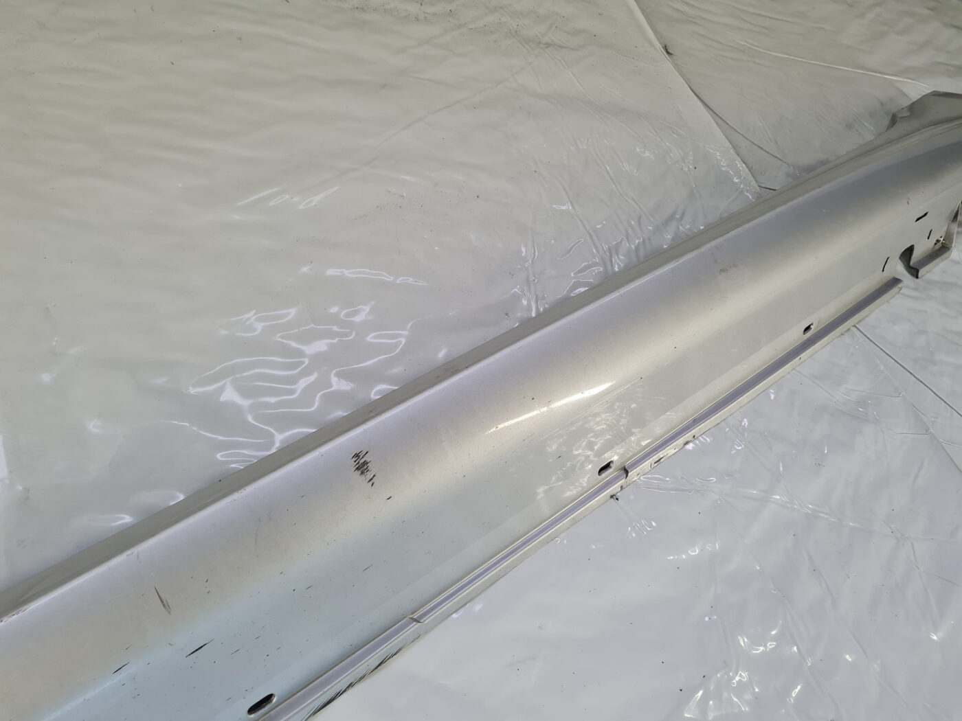 Ārēja sliekšņa kreisa uzlika priekš BMW 530D E61 2006 TOURING TITANSILVER