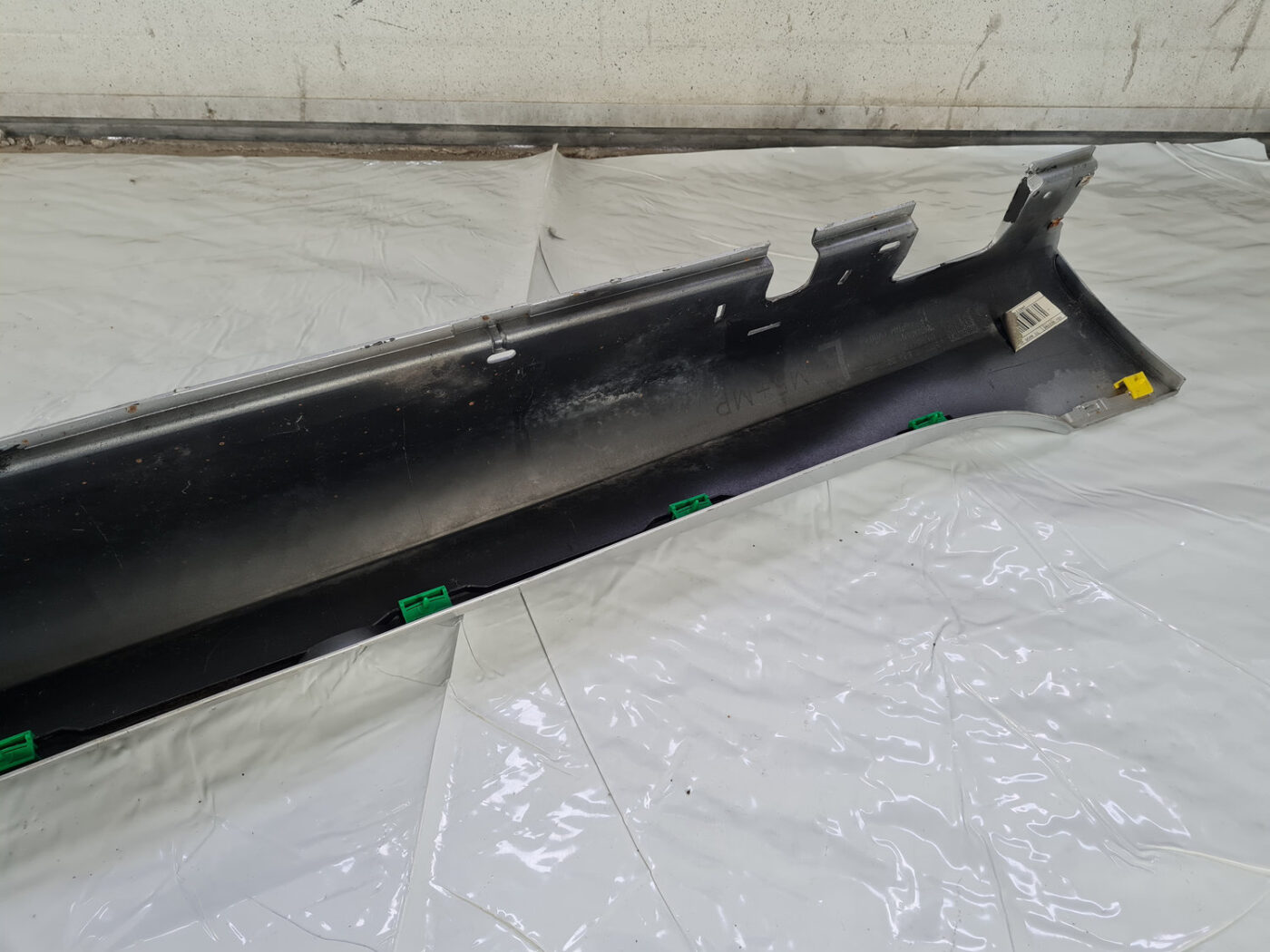 Ārēja sliekšņa kreisa uzlika priekš BMW 530D E61 2006 TOURING TITANSILVER