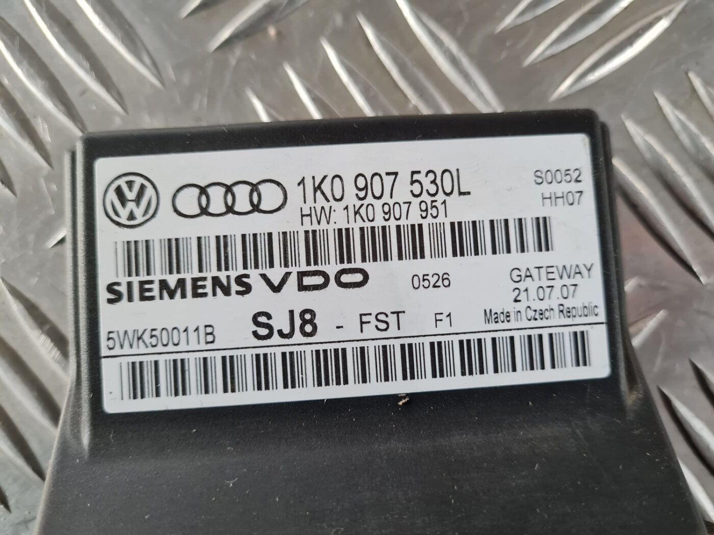 GATEWAY vadības bloks priekš ŠKODA OCTAVIA 2007 5 GATEWAY vadības bloks priekš ŠKODA OCTAVIA 2007