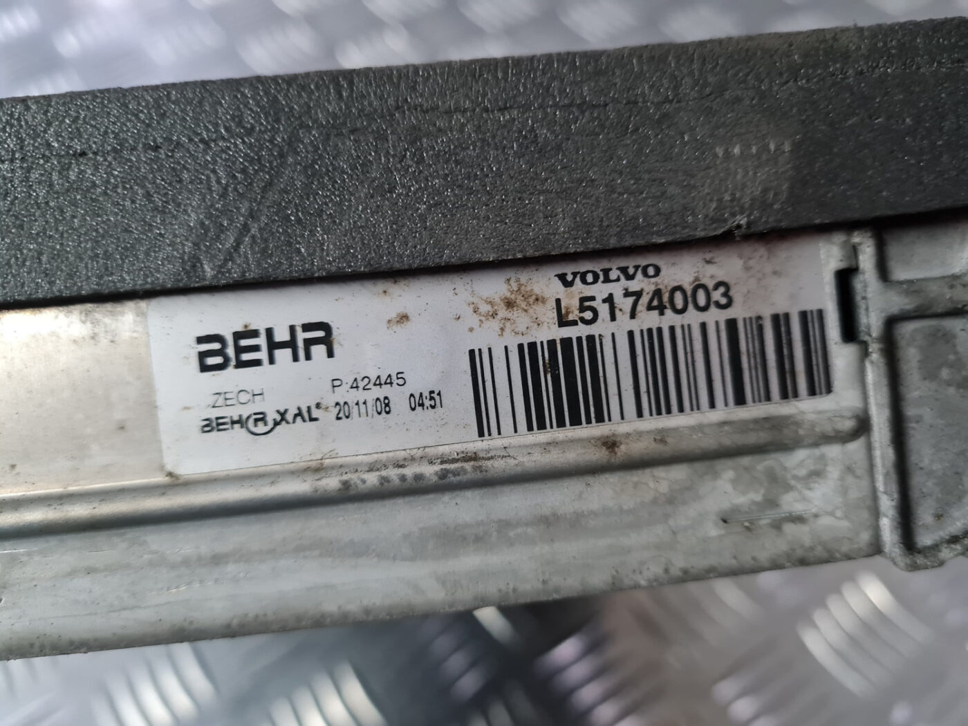 Gaisa kondicionēšanas radiators salonā priekš VOLVO XC 60 2009 4 Gaisa kondicionēšanas radiators salonā priekš VOLVO XC 60 2009