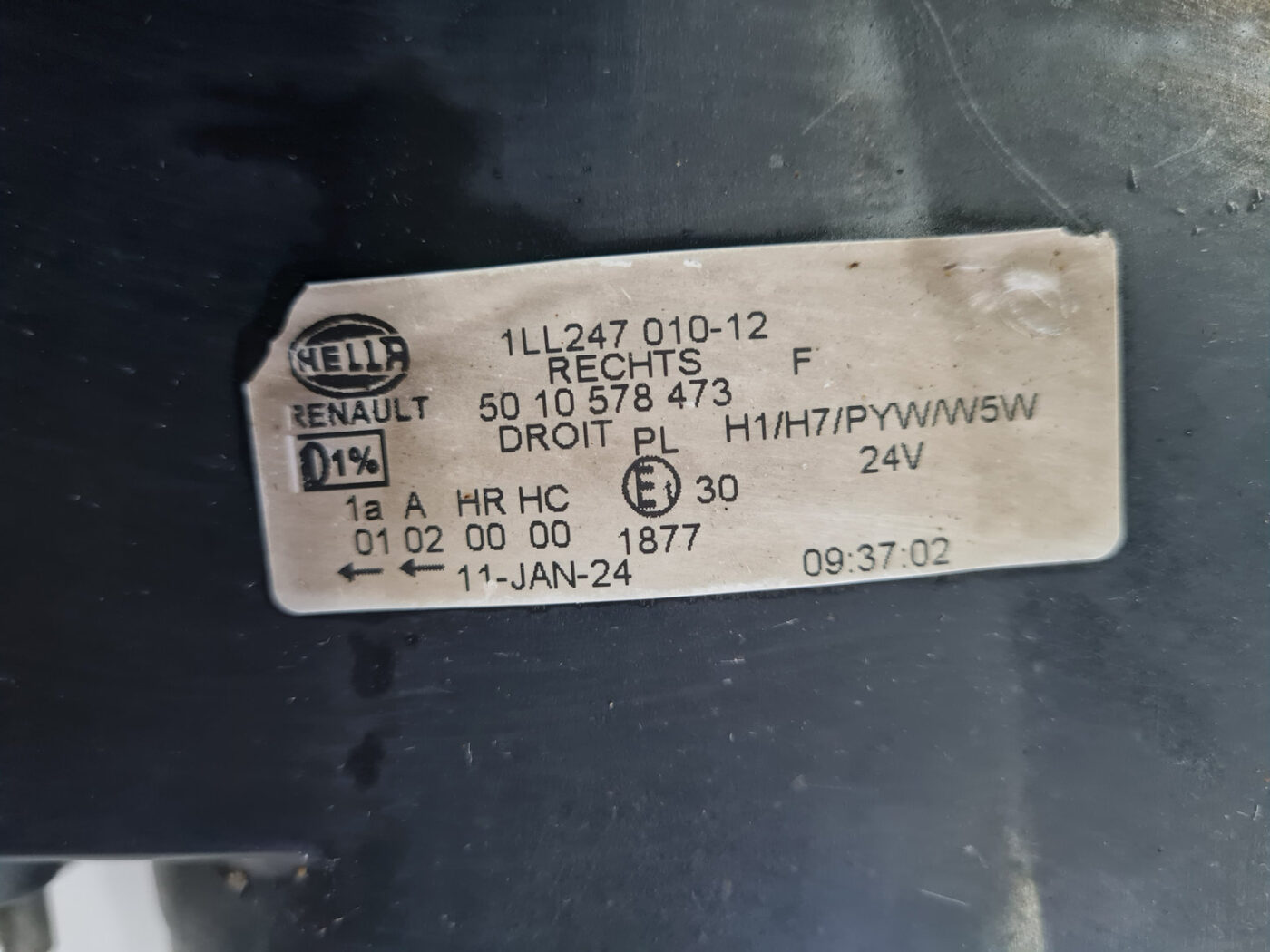 Priekšējais labais lukturis priekš NEW AND USED CAR SPARE PARTS 10 Priekšējais labais lukturis priekš NEW AND USED CAR SPARE PARTS